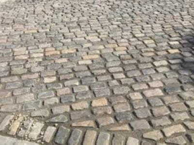 Blackpool Paving Contractors Laying Cobblestones in Blackpool